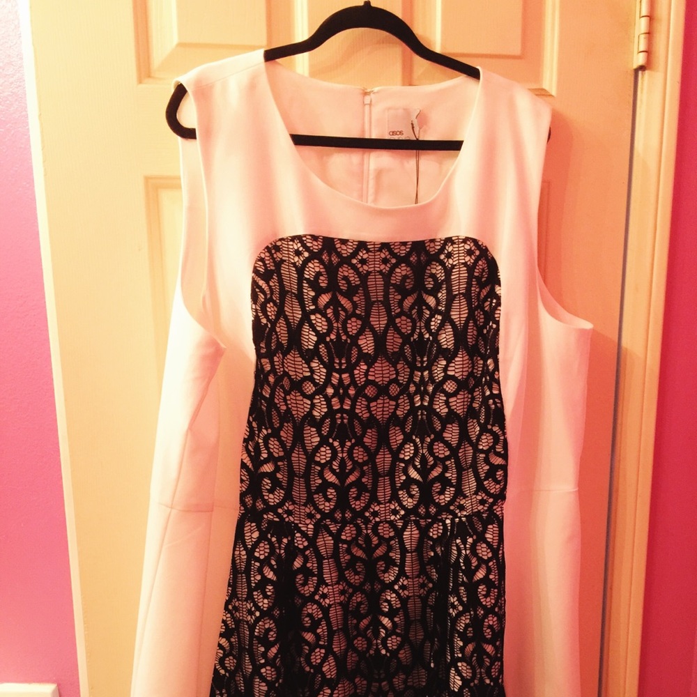 1 ASOS white dress